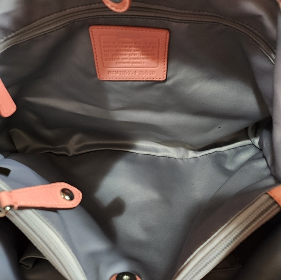 Coach Monogram Ashley Blush Pink  2way Shoulder Bag EUC - Picture 3 of 16